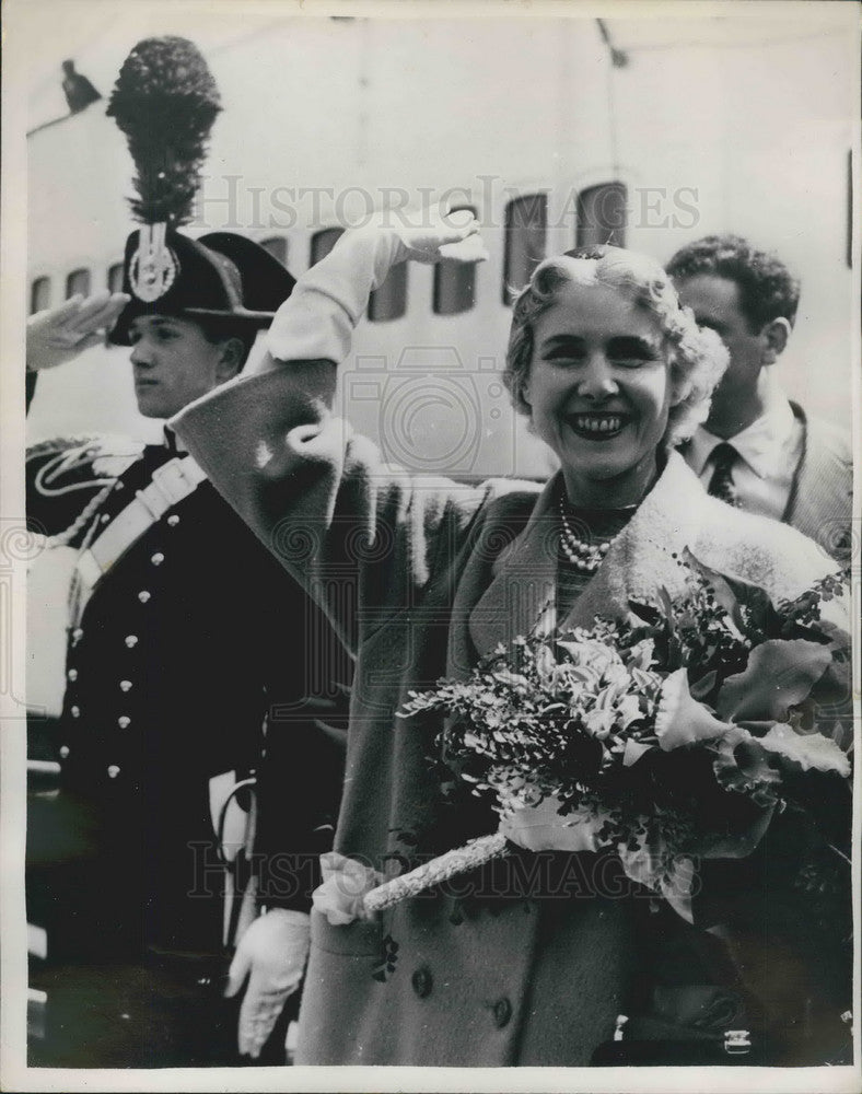 1953 Press Photo US Amb to Italy,Mrs. Clara Luce Booth - KSB02681-Historic Images