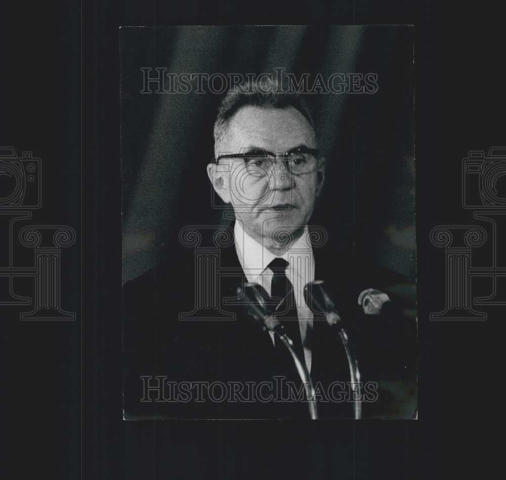 Press Photo Soviet Prime Minister Alexi Kossyguine, Paris City Hall - KSB02827-Historic Images