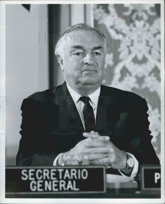 Press Photo Secretary General of the organization of American States Galo Lasso-Historic Images