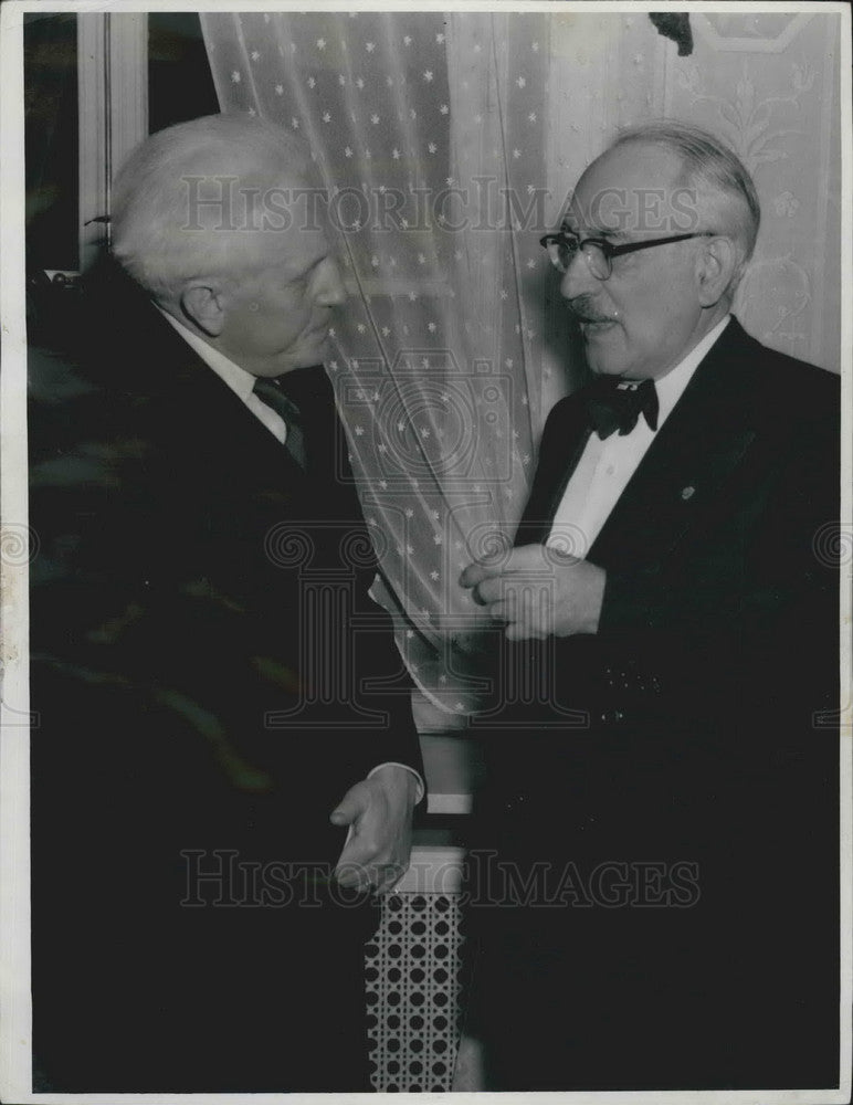 1952 Mr. Par Lagerkvist, & Mr. Selman Waksman - Historic Images