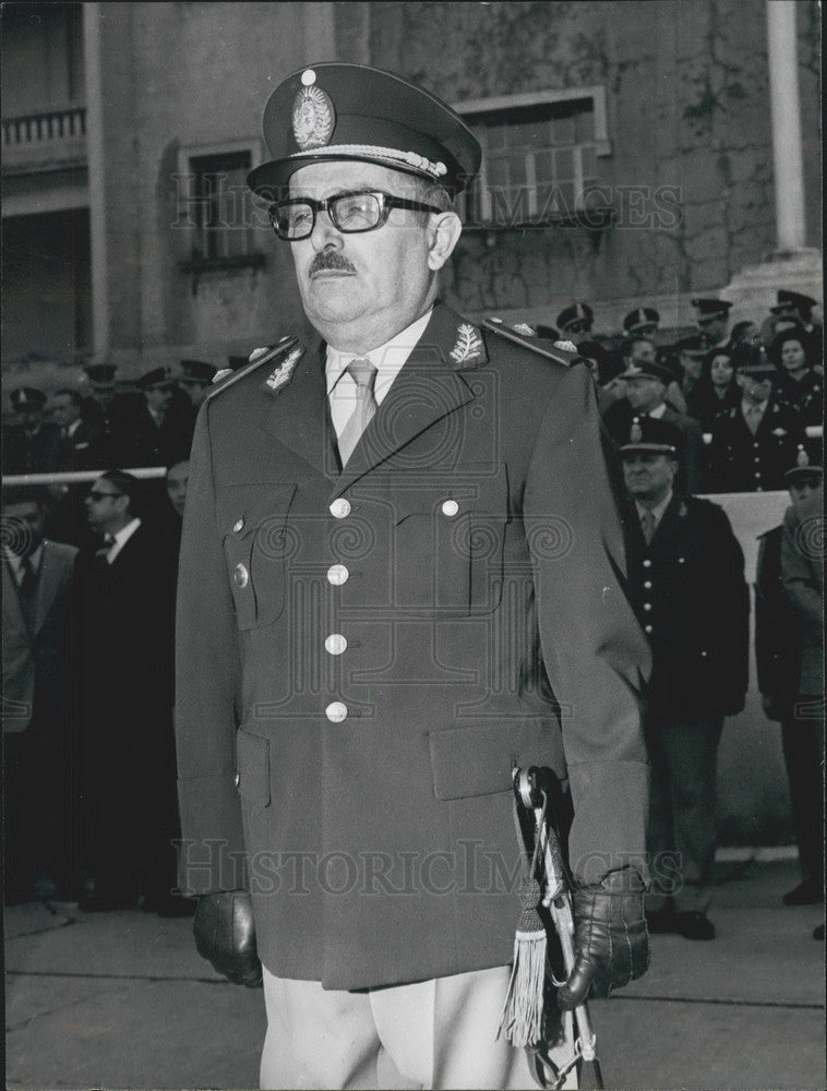 Press Photo C in C of the Armed Forces of Army,General Alberto Muma laplane - Historic Images