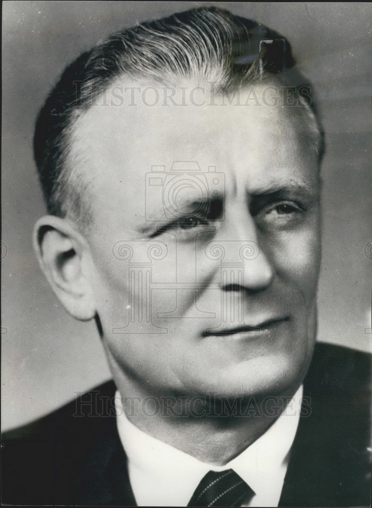 1968, Czech Communist Leader , Mr. Antonin Novotny - KSB03575 - Historic Images