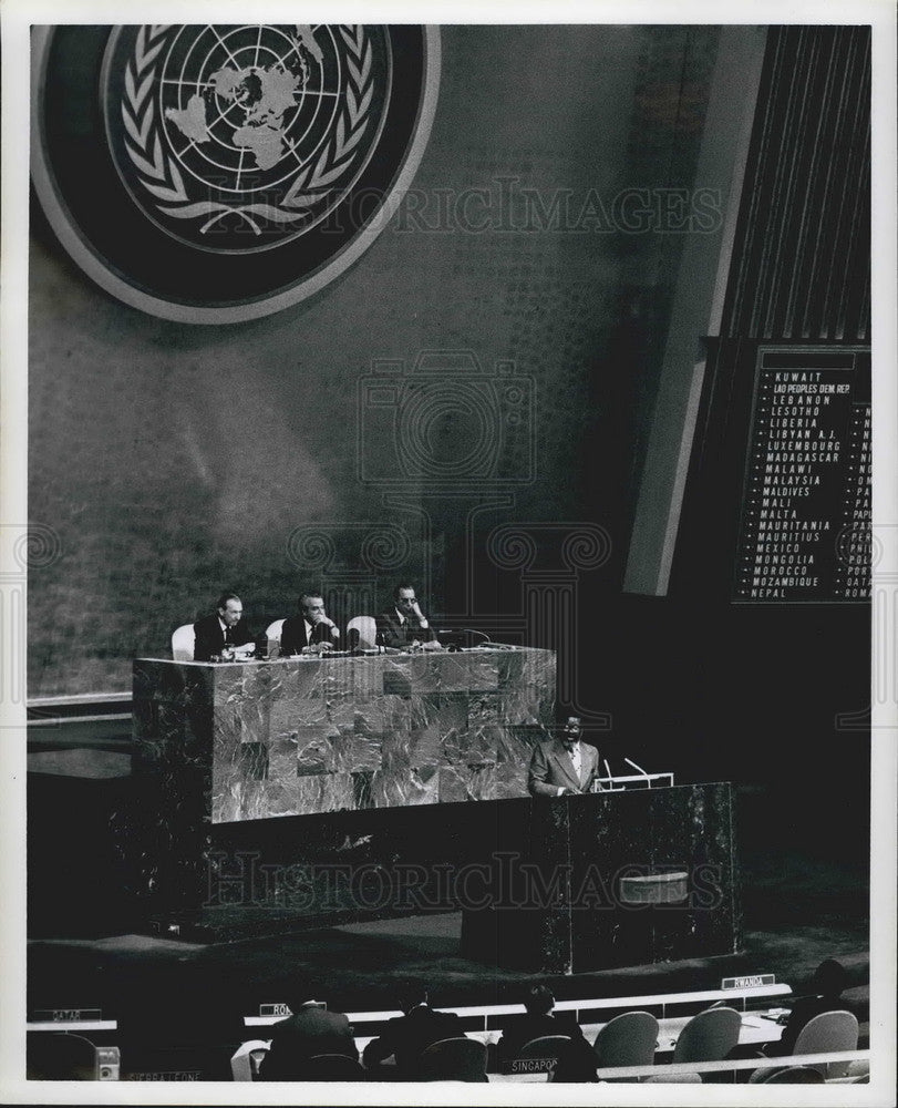 UN General Assembly,Namibia , Sam Nujoma  - Historic Images