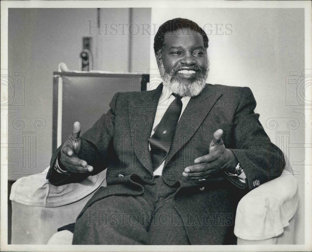 1984 Press Photo Guerrilla leader Sam Nujoma President South West Africa - Historic Images