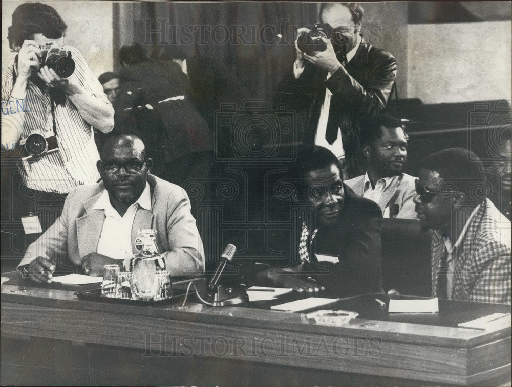 1976 Press Photo The Rhodesia Conference in Geneva - Historic Images