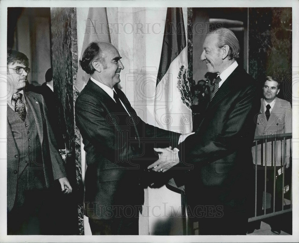 1979, Mexican President Portillo Sec. Gen. Kurt Waldheim UN - Historic Images