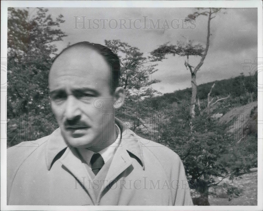 Press Photo Argentine Minister of Social Welfare ,Captain Francisco Hanrique-Historic Images