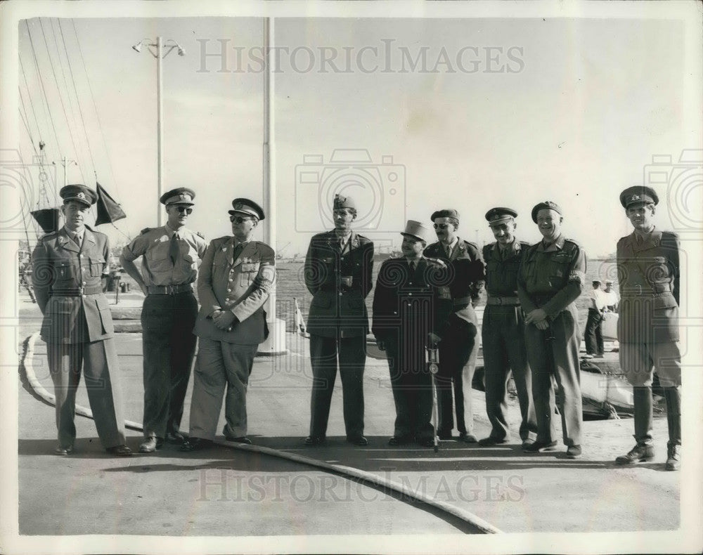 1956 Press Photo United Nations Observers arrive in Port Said - KSB04023 - Historic Images