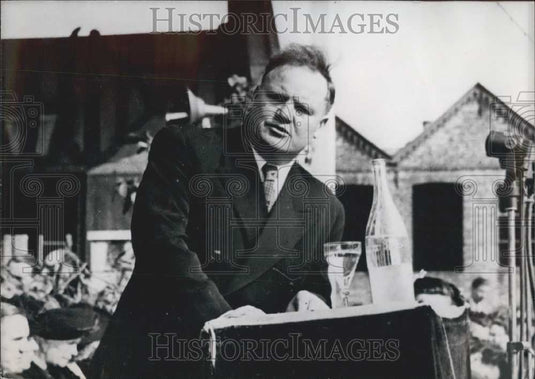 1946 Council Vice-President Maurice Thorez's Speech, Hellemmes - Historic Images
