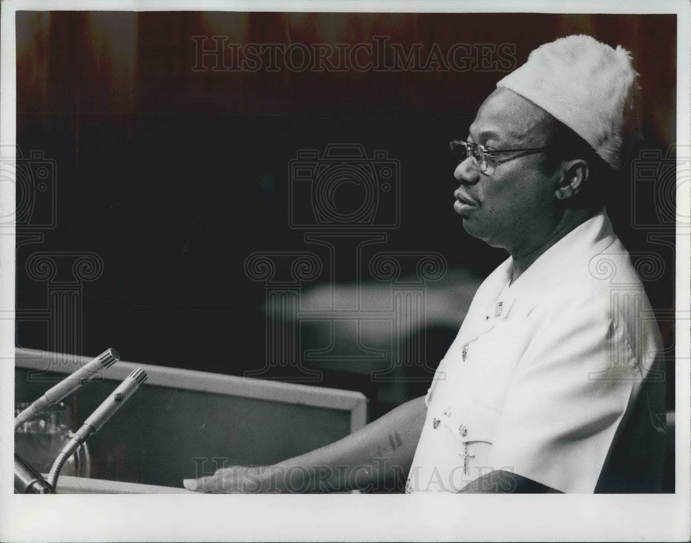 1974 President of Liberia,William R. Tolbert,Jr., - Historic Images