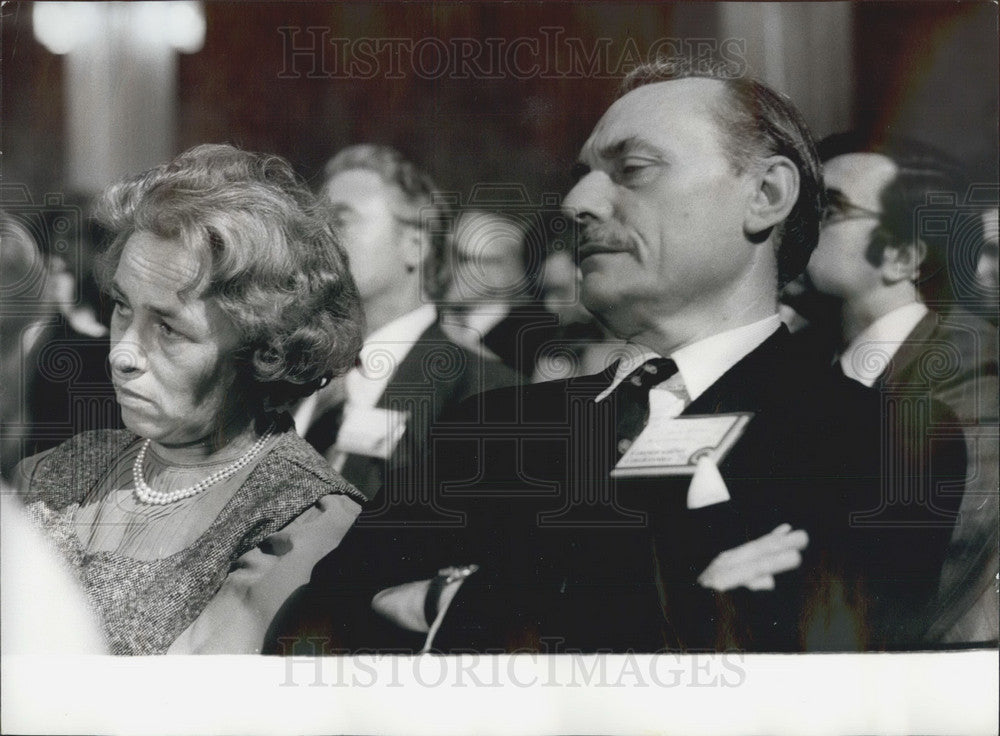 1973, Mr Enoch Powell at Conservative Party Conference - KSB04257 - Historic Images