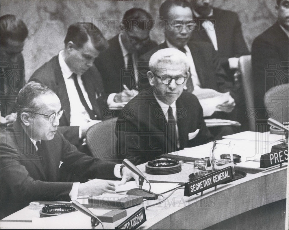 1965, U Thant proposal wars-fire Security Council - KSB04475 - Historic Images