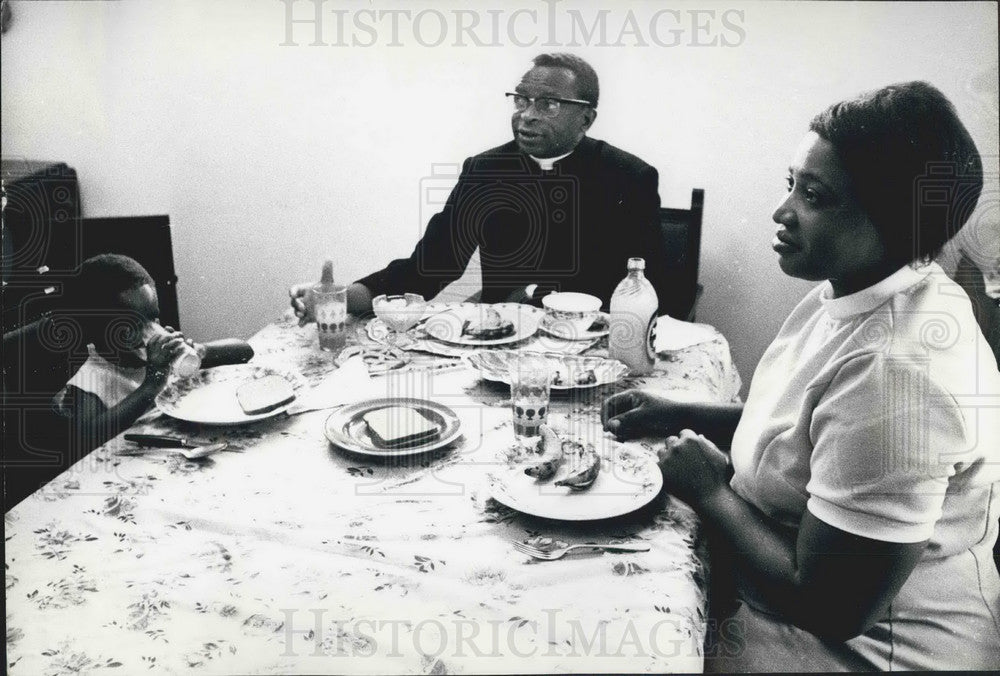 Press Photo Bishop Abel Muzorewa - KSB04809 - Historic Images