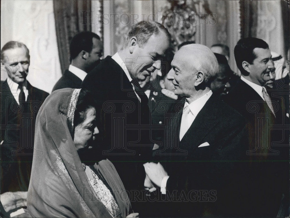 1963 Press Photo President Segni &amp; US Ambassador G.F. Reinardth - KSB04859-Historic Images