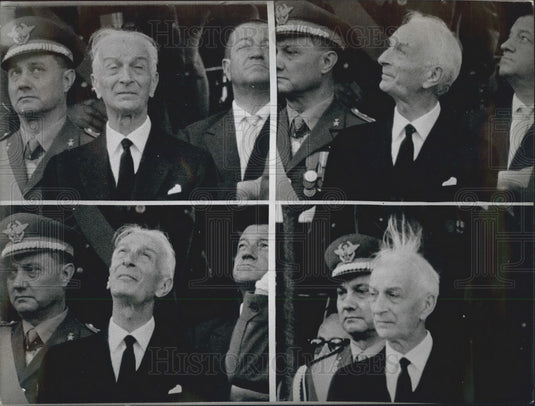 1962, Italian President Sengi & Military Personalities - KSB04879 - Historic Images