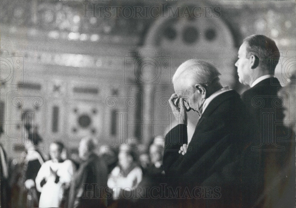 1963 Press Photo  Italian President Sengi - Historic Images