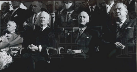 1963 Italian President Antonio Segni in Munich - Historic Images
