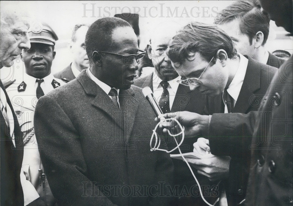 Press Photo Leopold Senghor, President of Senegal - Historic Images