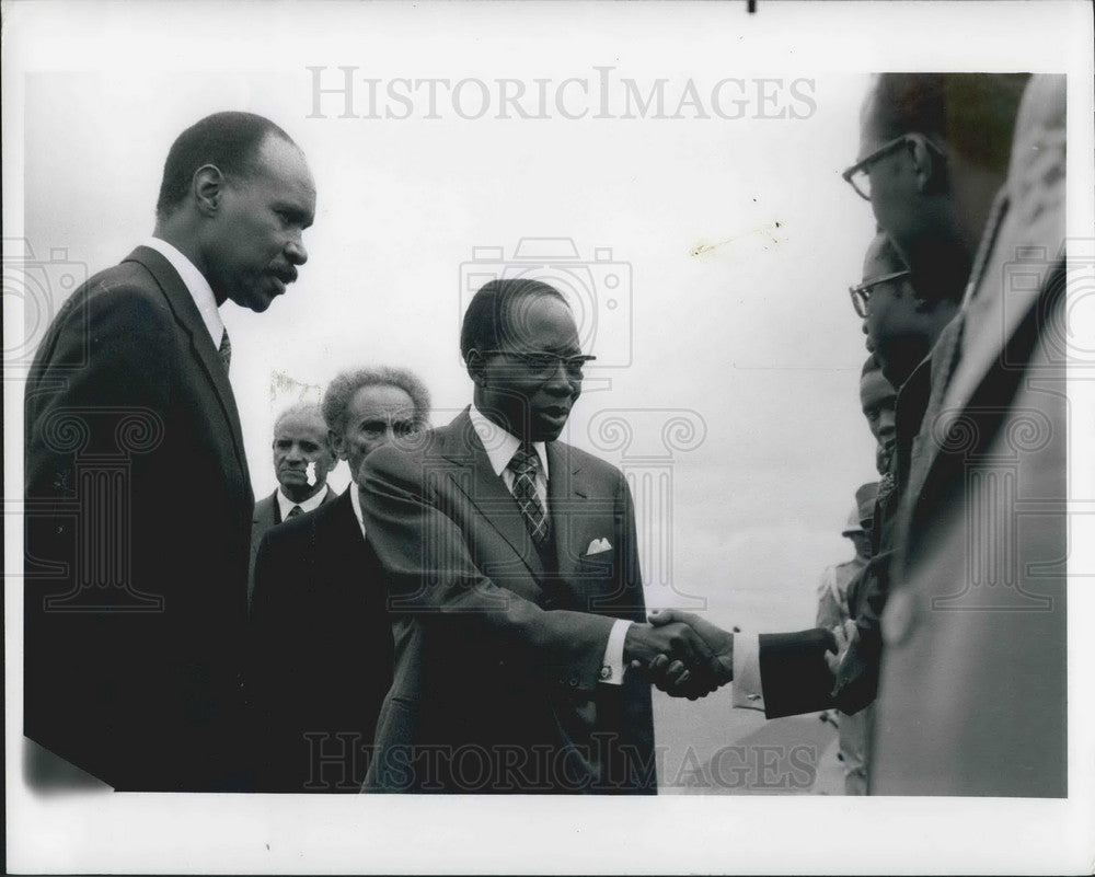 1973 Pres. Leopold Sengho & Addi Abbebe - Historic Images