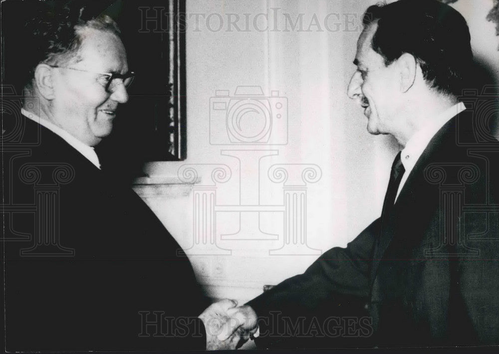 1966 President Tito Welcomes Vice - Historic Images