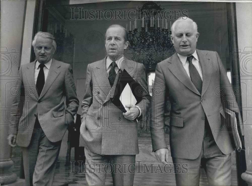 1979 Pierre Hunt, Jean Francois-Poncet, & Andre Giraud - Historic Images