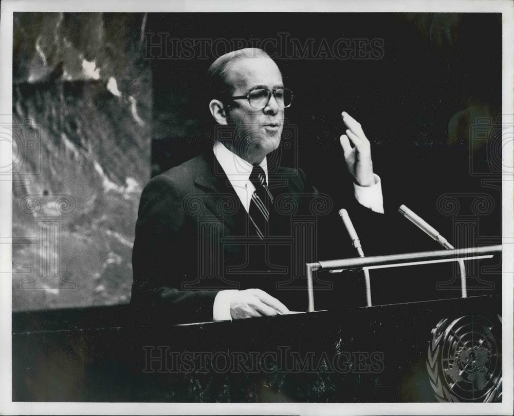 1979 Press Photo French Minister for Foreign Affairs ,Jean Francois - - Historic Images