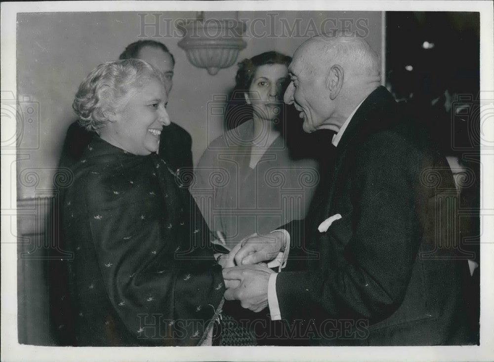 1955 Reception For Mrs. Pandit - Historic Images