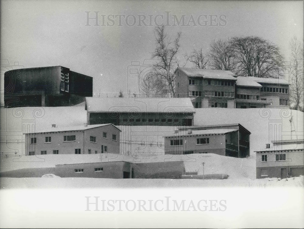 Press Photo Pestalozzi Children&#39;s village in Trogen (Kanton Appenzel) - Historic Images