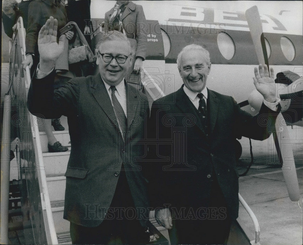 1971 Press Photo  Mr. Rippon, Britain's Chief Common Market Negotiator & Marshal - Historic Images