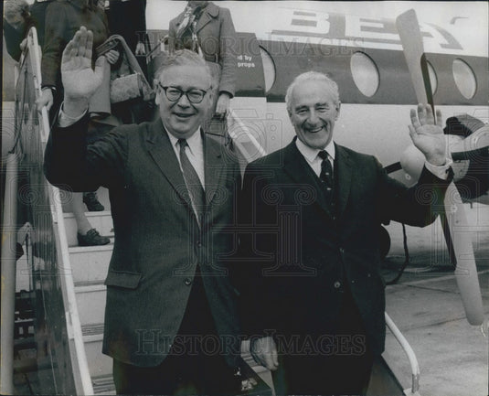 1971 Press Photo  Mr. Rippon, Britain's Chief Common Market Negotiator & Marshal - Historic Images