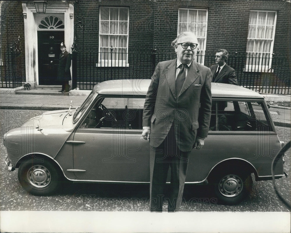 1973 Geoffrey Rippon, Secretary of State for Environment Mini Car - Historic Images