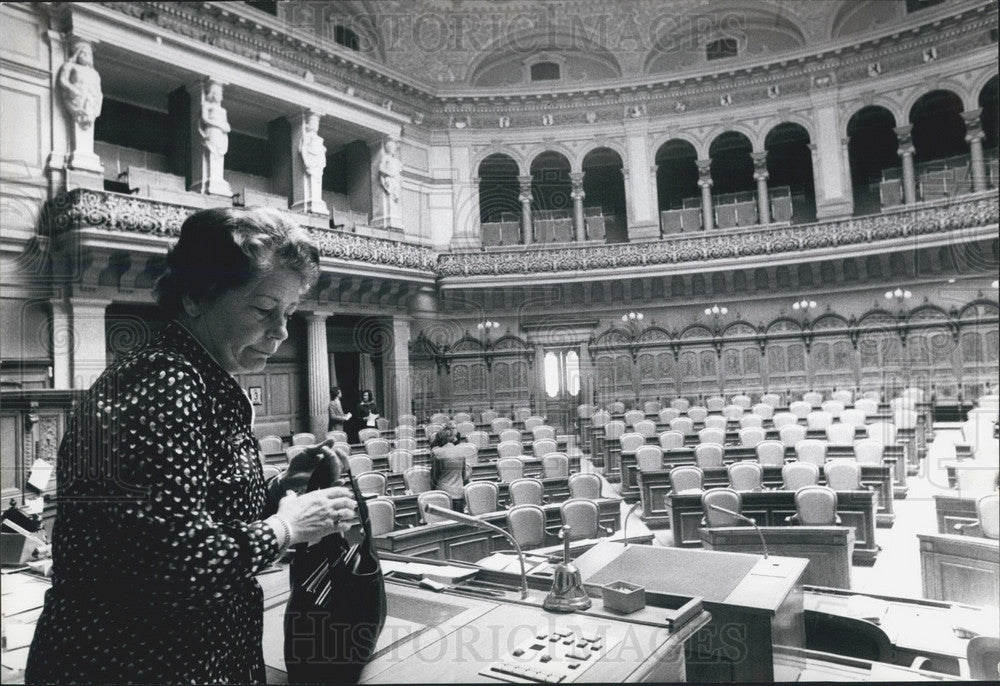 Press Photo Parliament Elisabeth Blunschy - KSB05399 - Historic Images