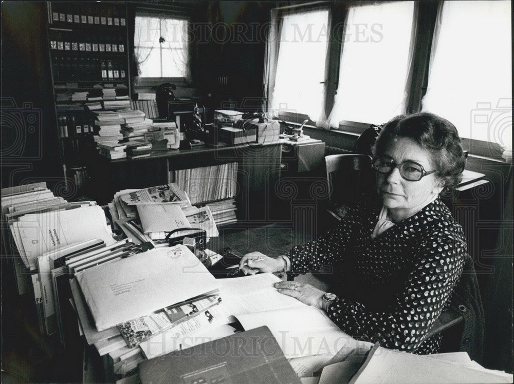 Press Photo rs. Blunschy President of Swiss Parliament - KSB05401-Historic Images