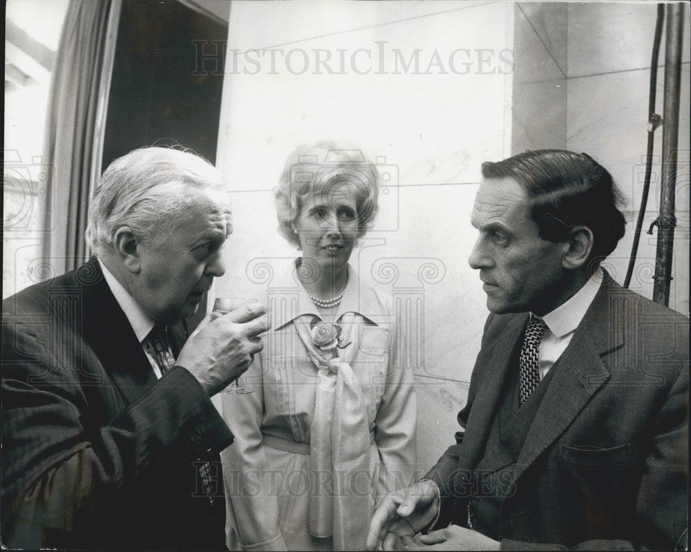 1975 Harold Wilson, Lady Falkender, Geremy Thorpe - Historic Images