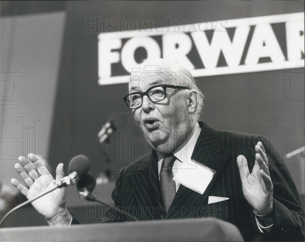 1980 Press Photo Conservative Party Conference,Lord Thorneycroft - Historic Images