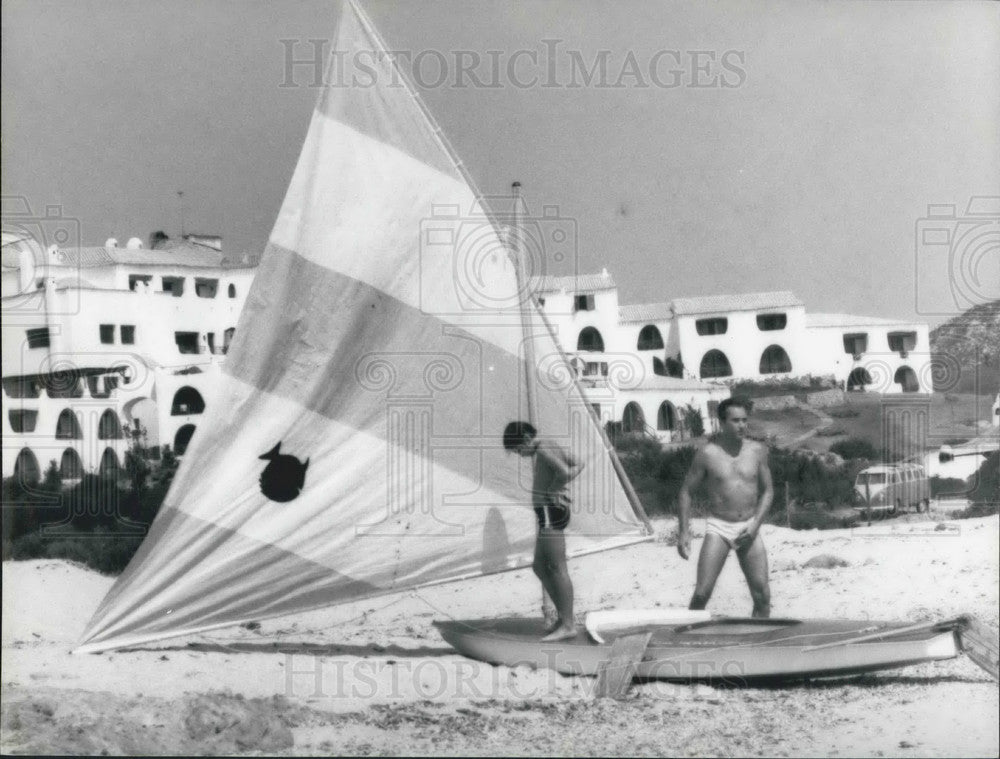 1967 Press Photo Milko Skofic and his son Milketto - KSB05741-Historic Images