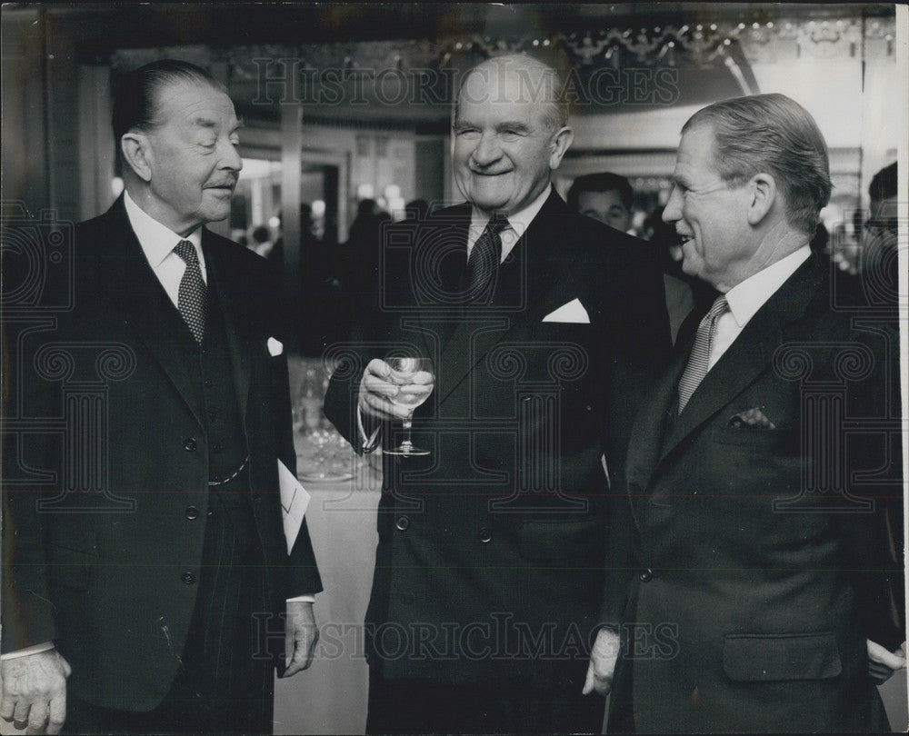 Press Photo field Marshal Earl Alexander, Viscount Slim, Lord Harding-Historic Images