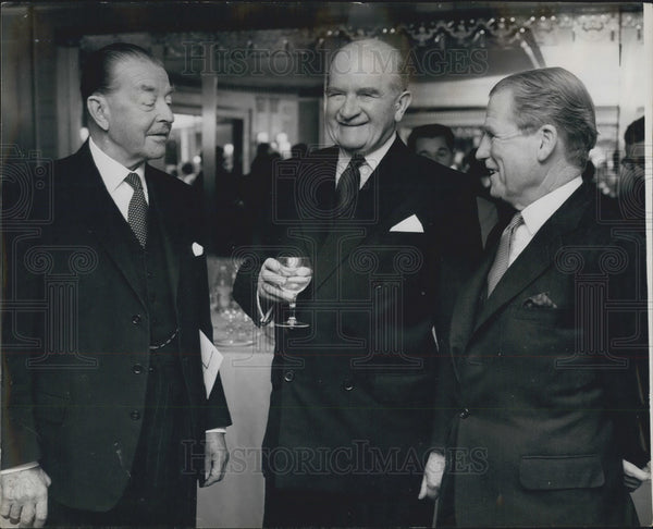 Press Photo field Marshal Earl Alexander, Viscount Slim, Lord Harding ...