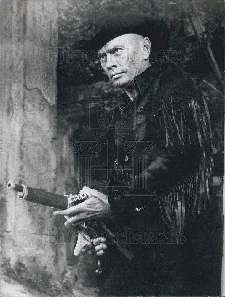 1970 Press Photo Actor Yul Brynner, Indio Black - KSB05901 - Historic Images