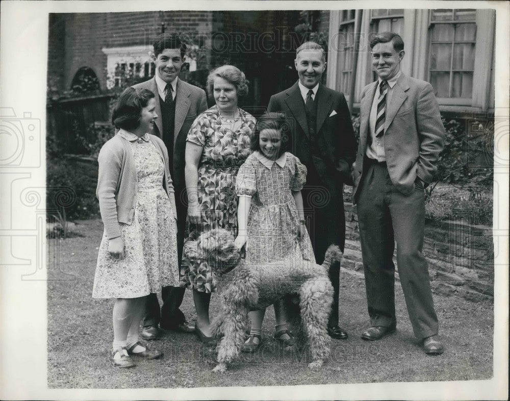 1954, 51-year-old Mr. Henry Brooke, the new Financial Secretary - Historic Images