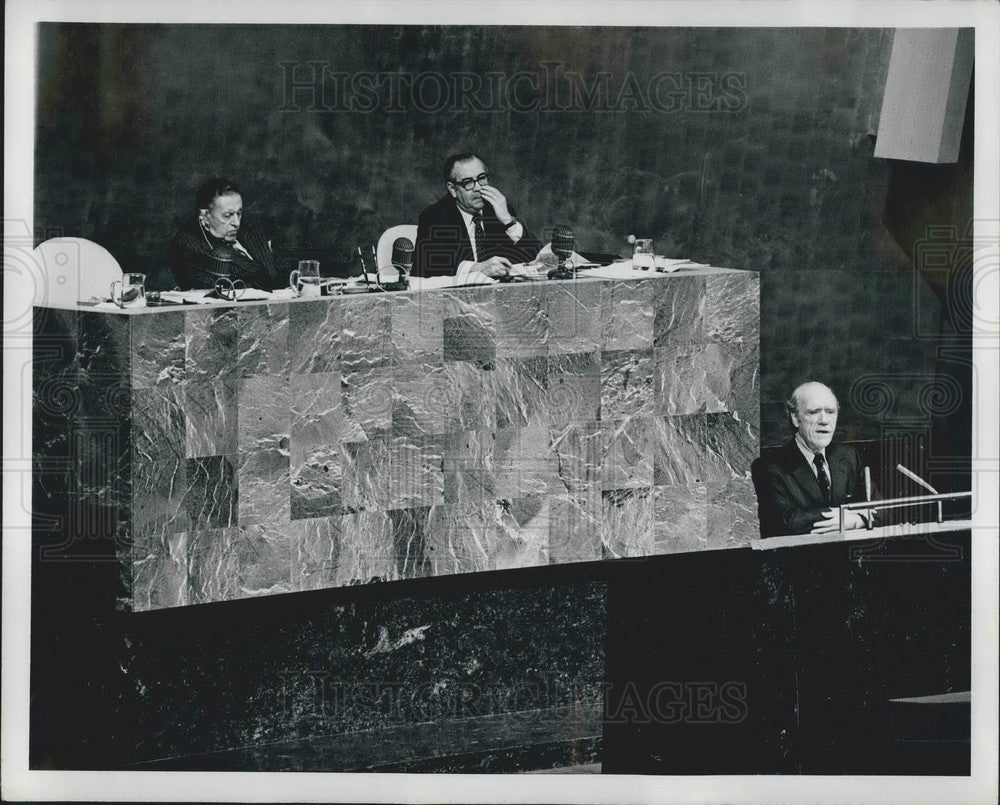 1974 Press Photo Secretary of State, External Affairs of Canada, United Nations-Historic Images