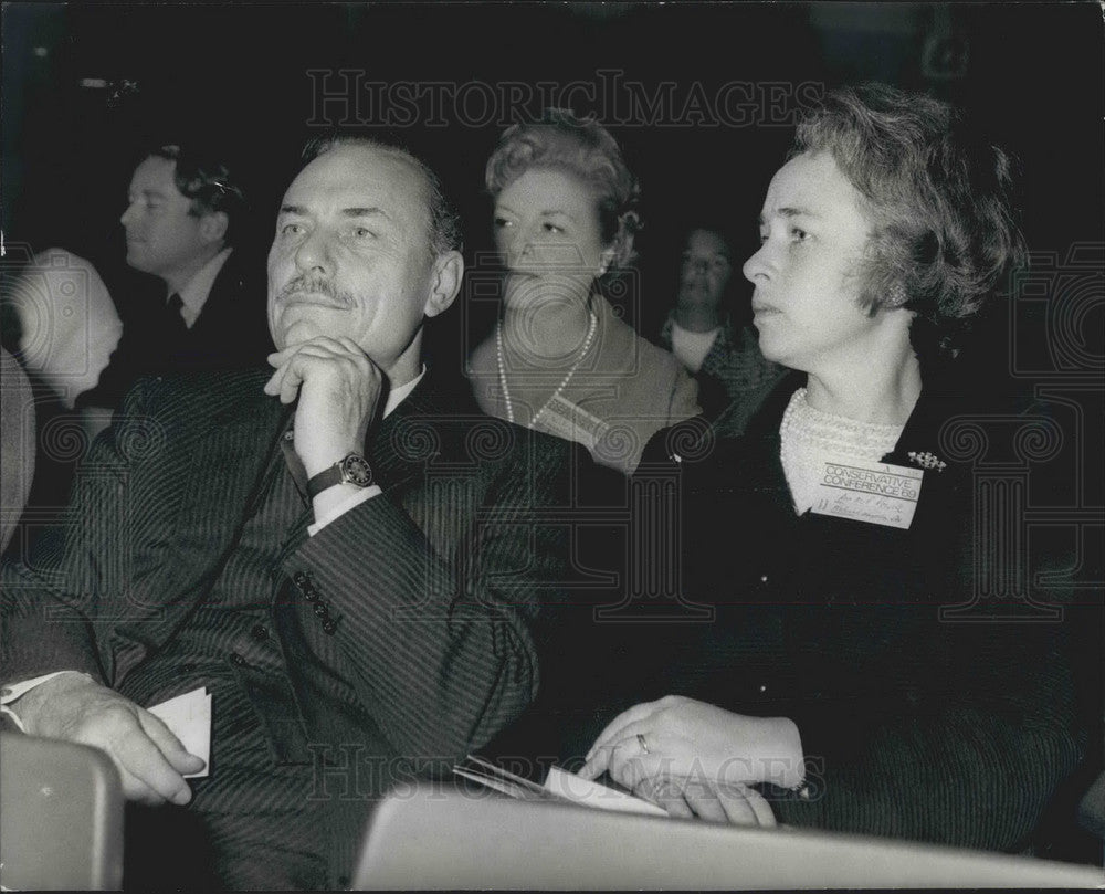 1969 Mr. Enoch Powell and his Wife - Historic Images