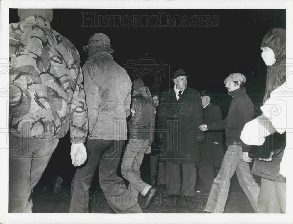 Press Photo Rev. Ian Paisley private army third force march Newtownards - Historic Images