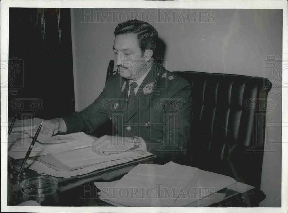1971 Press Photo Peruvian Minister of the Interior,Gen.Pedro Richter Prada-Historic Images