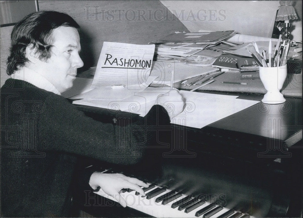 1971 Press Photo Munich composer Joachim Ludwig - KSB06717-Historic Images