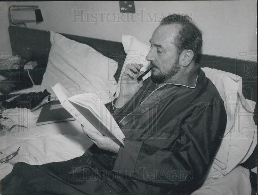 1963 Press Photo French actor ,Pierre Brasseur - KSB06927 - Historic Images