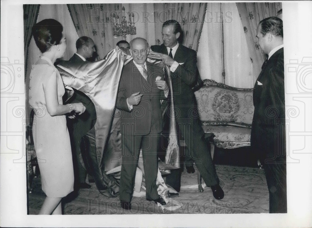 1962 Press Photo Duke of Ediburgh ,Pres Pradoof Peru - KSB06975 - Historic Images