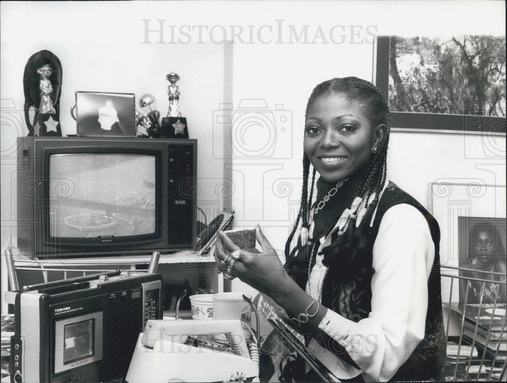 Nigerian born singer,Patti Boulaye  - Historic Images