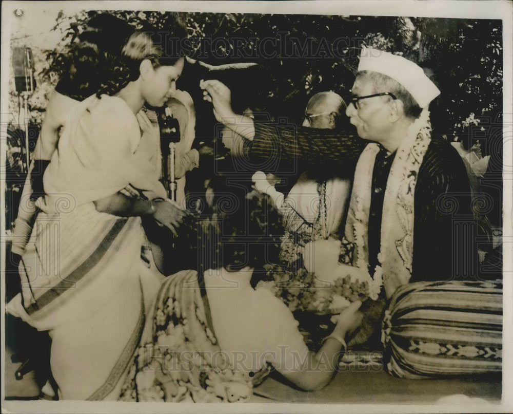 1952 Press Photo Dr rajendra Prasad,President of India - Historic Images
