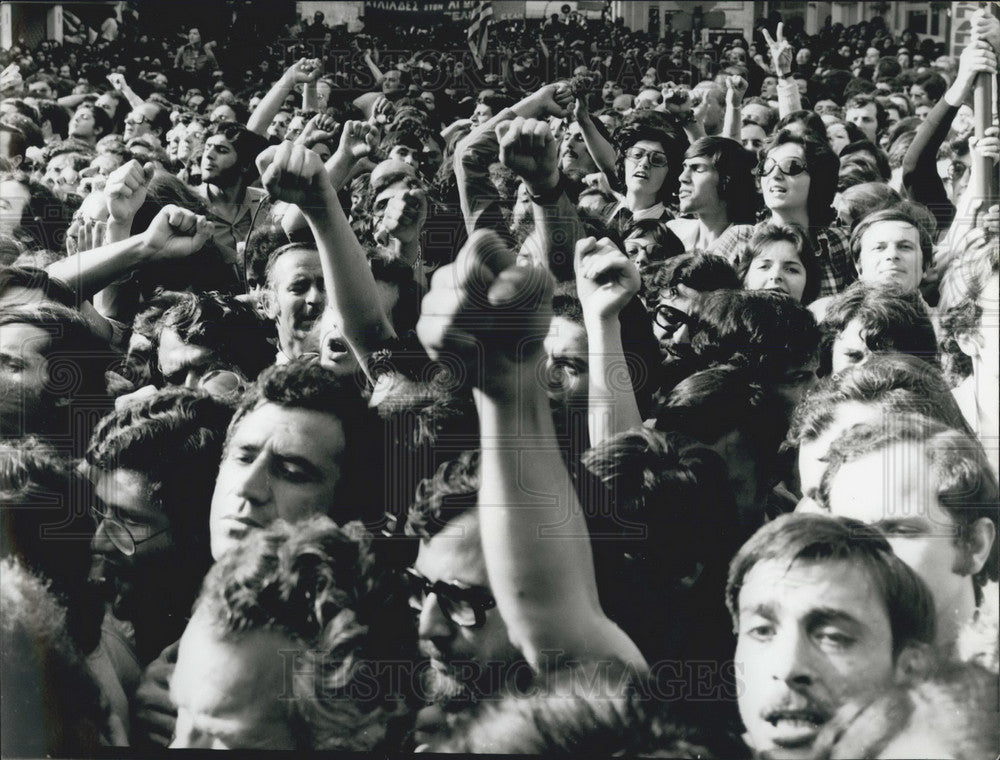 1976 Scenes from Alexandros Panagoulis funeral, Athens - Historic Images